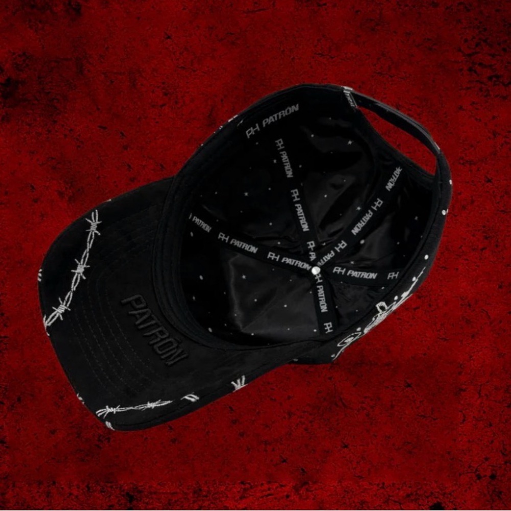 Black Embellished NY Cap - Picture 3 of 6
